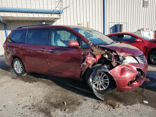 5TDYK3DC7GS692560 - 2016 TOYOTA SIENNA XLE MAROON photo 4