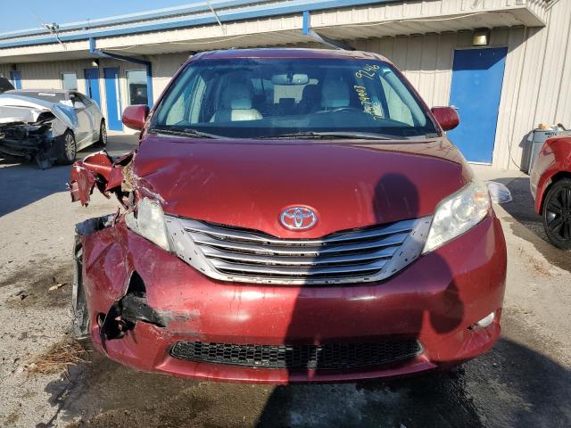 5TDYK3DC7GS692560 - 2016 TOYOTA SIENNA XLE MAROON photo 5