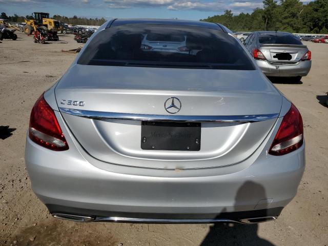 55SWF4JB9GU164423 - 2016 MERCEDES-BENZ C 300 SILVER photo 6