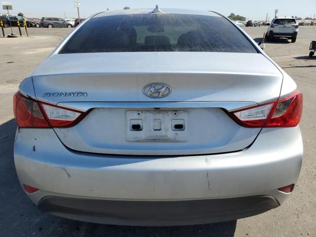 5NPEB4AC8EH936166 - 2014 HYUNDAI SONATA GLS SILVER photo 6