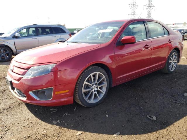 3FAHP0HG0CR344504 - 2012 FORD FUSION SE RED photo 1