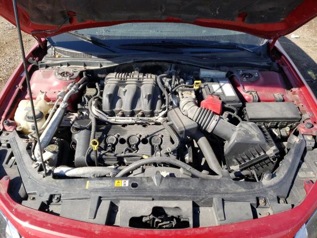 3FAHP0HG0CR344504 - 2012 FORD FUSION SE RED photo 11