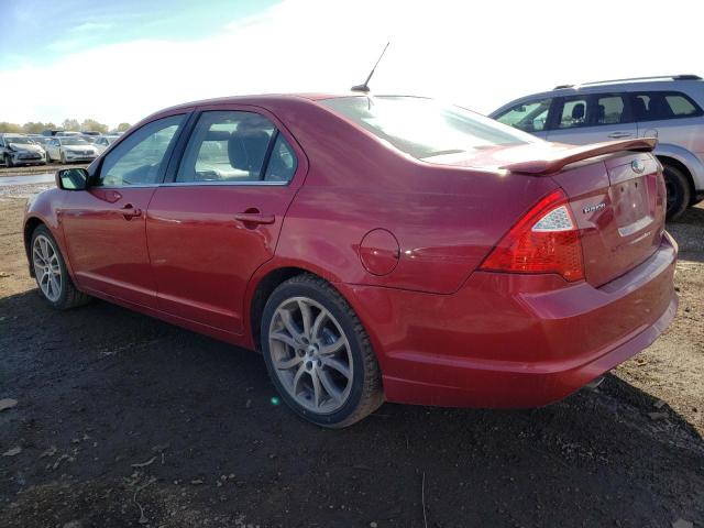 3FAHP0HG0CR344504 - 2012 FORD FUSION SE RED photo 2