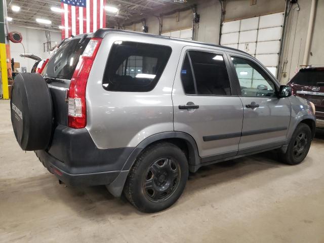 JHLRD78586C005509 - 2006 HONDA CR-V LX SILVER photo 3