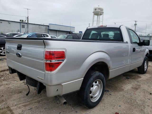 1FTMF1CM9DKF76670 - 2013 FORD F150 SILVER photo 4