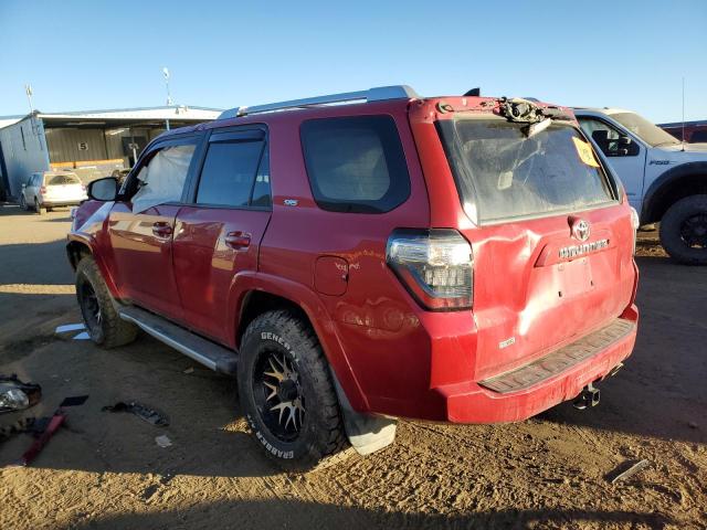 JTEBU5JR4J5515588 - 2018 TOYOTA 4RUNNER SR5/SR5 PREMIUM RED photo 2