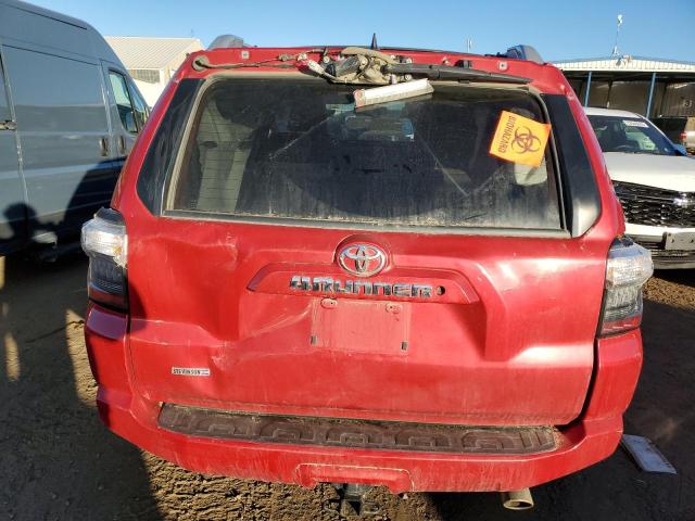 JTEBU5JR4J5515588 - 2018 TOYOTA 4RUNNER SR5/SR5 PREMIUM წითელი ფოტო 6