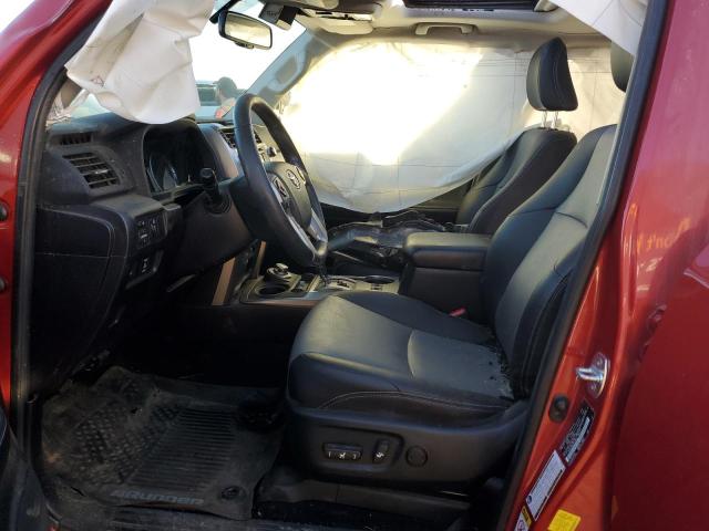 JTEBU5JR4J5515588 - 2018 TOYOTA 4RUNNER SR5/SR5 PREMIUM წითელი ფოტო 7
