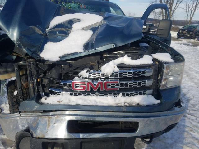 1GT120CGXEF132873 - 2014 GMC SIERRA K2500 SLE BLUE photo 11