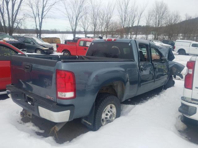 1GT120CGXEF132873 - 2014 GMC SIERRA K2500 SLE BLUE photo 3