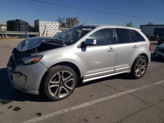 2FMDK3AK5BBA75609 - 2011 FORD EDGE SPORT SILVER photo 1