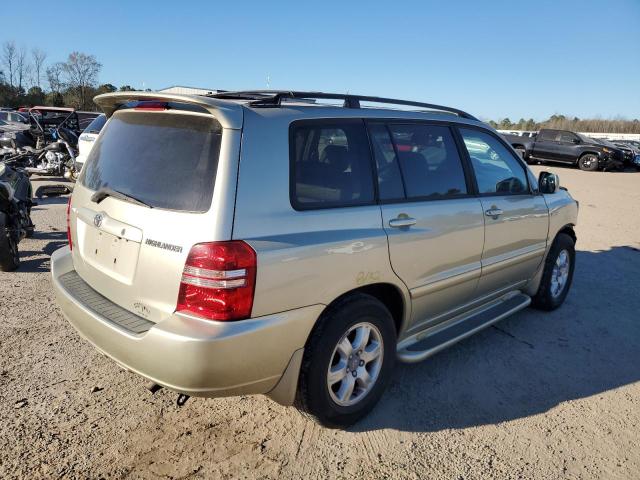 JTEGF21A130089397 - 2003 TOYOTA HIGHLANDER LIMITED GOLD photo 3