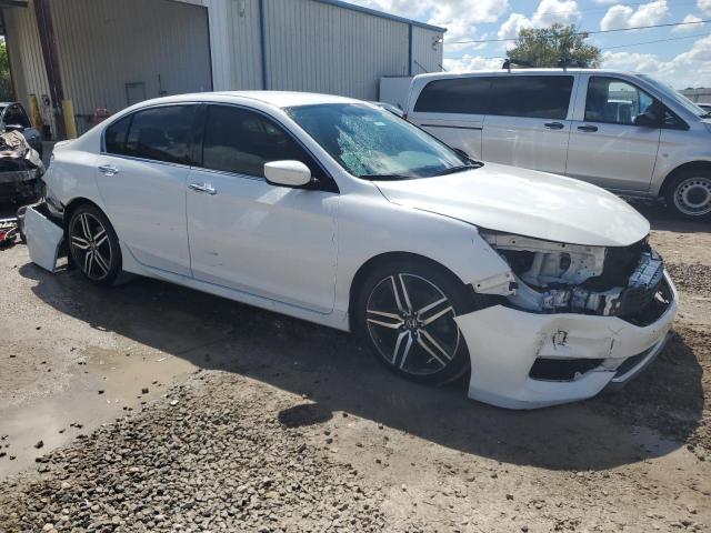 1HGCR2F50GA065454 - 2016 HONDA ACCORD SPORT WHITE photo 4