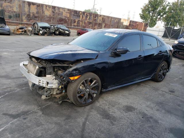 SHHFK7G4XJU212900 - 2018 HONDA CIVIC SPORT BLACK photo 1