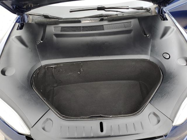 5YJSA1E6XMF449668 - 2021 TESLA MODEL S BLUE photo 12