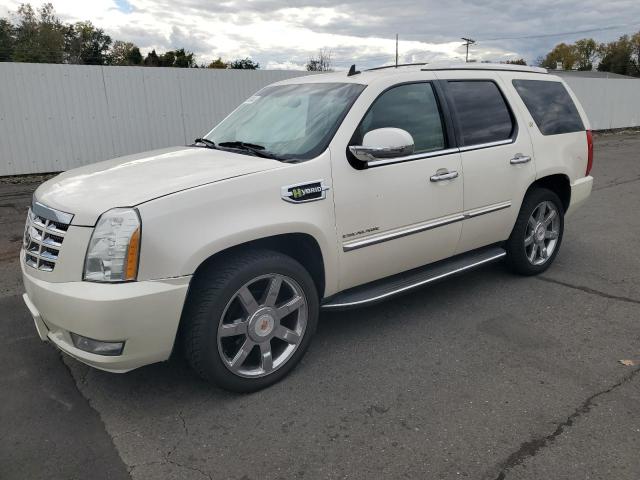 1GYS4EEJ4DR108080 - 2013 CADILLAC ESCALADE HYBRID WHITE photo 1