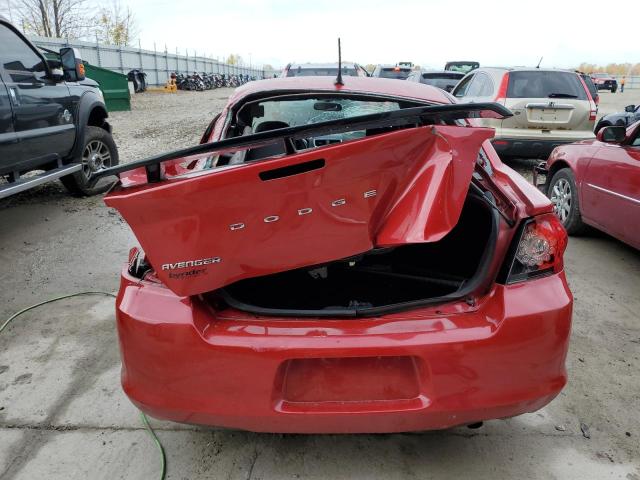 1B3BD4FB9BN540807 - 2011 DODGE AVENGER EXPRESS RED photo 6