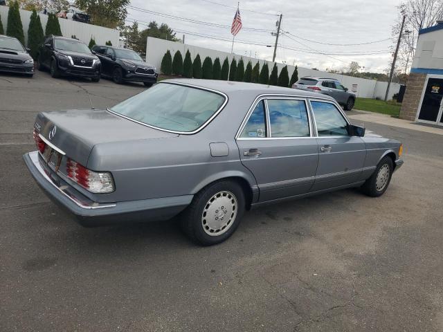 WDBCA35E6MA598545 - 1991 MERCEDES-BENZ 420 SEL SILVER photo 3