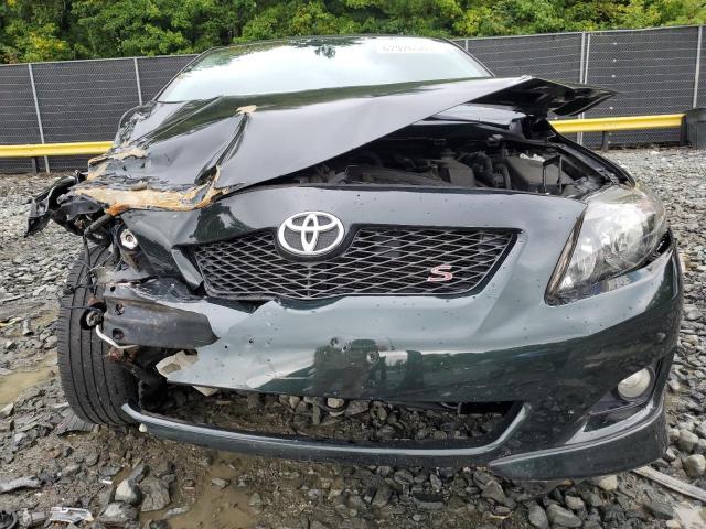 2T1BU40E49C021131 - 2009 TOYOTA COROLLA BASE BLACK photo 5