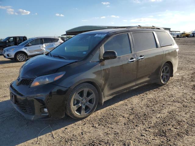 5TDXZ3DC6LS061204 - 2020 TOYOTA SIENNA SE BLACK photo 1