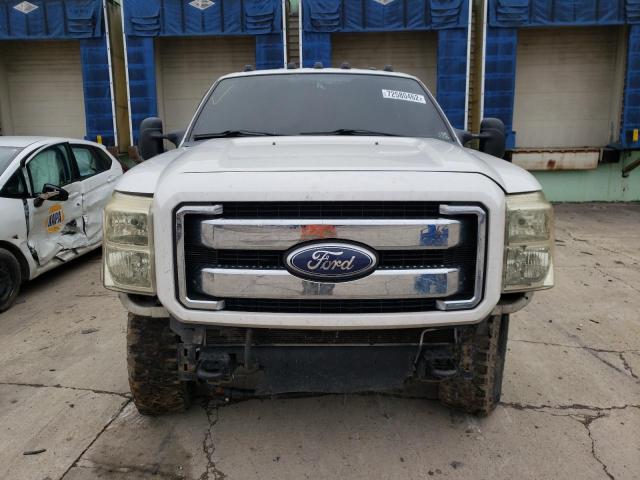 1FT7W2BT3BEA03755 - 2011 FORD F250 SUPER WHITE photo 5