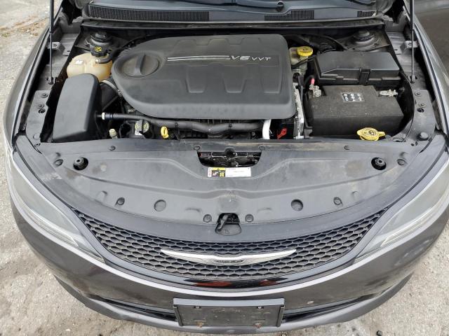 1C3CCCBG3FN536053 - 2015 CHRYSLER 200 S BLACK photo 11