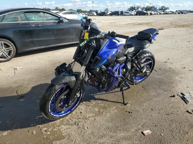 JYARM32E9NA003840 - 2022 YAMAHA MT07 BLUE photo 2