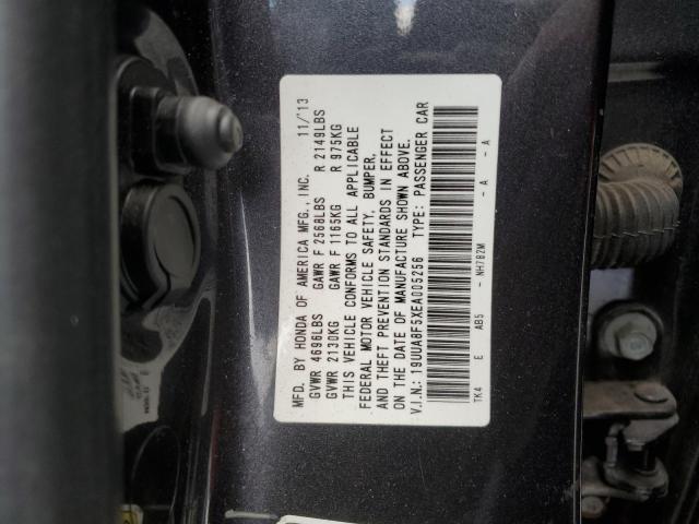 19UUA8F5XEA005256 - 2014 ACURA TL TECH CHARCOAL photo 12