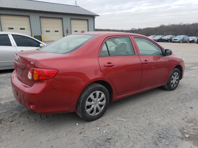 JTDBL40E29J016694 - 2009 TOYOTA COROLLA BASE RED photo 3