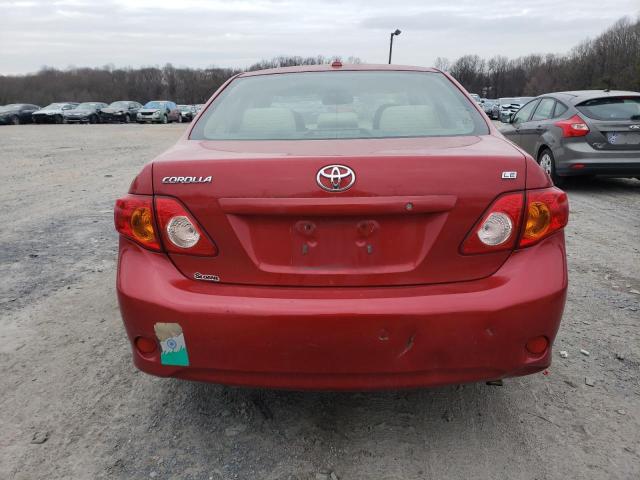 JTDBL40E29J016694 - 2009 TOYOTA COROLLA BASE RED photo 6