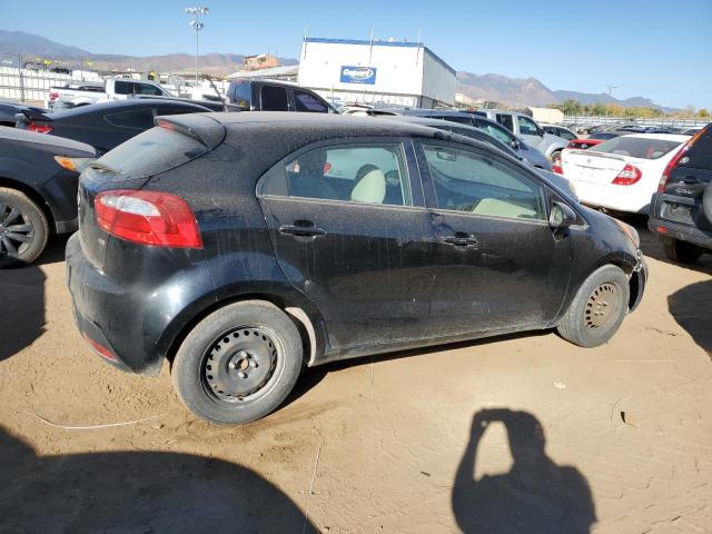 KNADM5A36C6095397 - 2012 KIA RIO LX BLACK photo 3