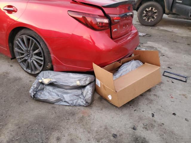 JN1FV7AR8KM830287 - 2019 INFINITI Q50 RED SPORT 400 RED photo 12