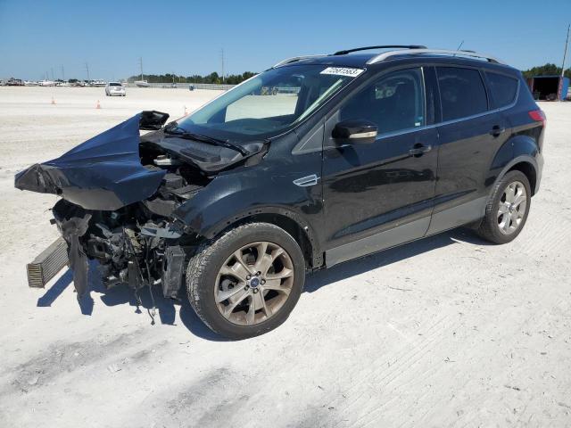 1FMCU9J99EUE08365 - 2014 FORD ESCAPE TITANIUM BLACK photo 1