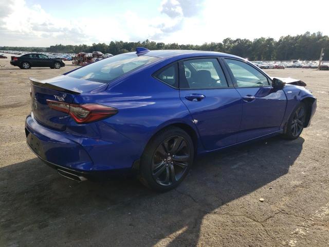 19UUB5F52MA007173 - 2021 ACURA TLX TECH A BLUE photo 3