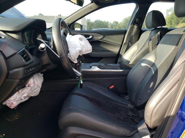 19UUB5F52MA007173 - 2021 ACURA TLX TECH A BLUE photo 7