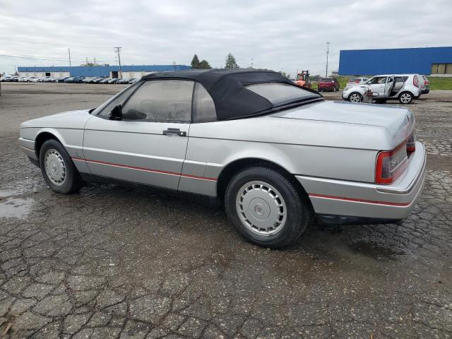 1G6VR3177HU103321 - 1987 CADILLAC ALLANTE SILVER photo 2