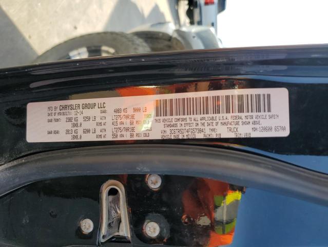 3C6TR5DT4FG573841 - 2015 RAM 2500 SLT შავი ფოტო 12