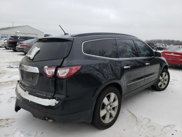 1GNKVJKD8FJ284164 - 2015 CHEVROLET TRAVERSE LTZ BLACK photo 3