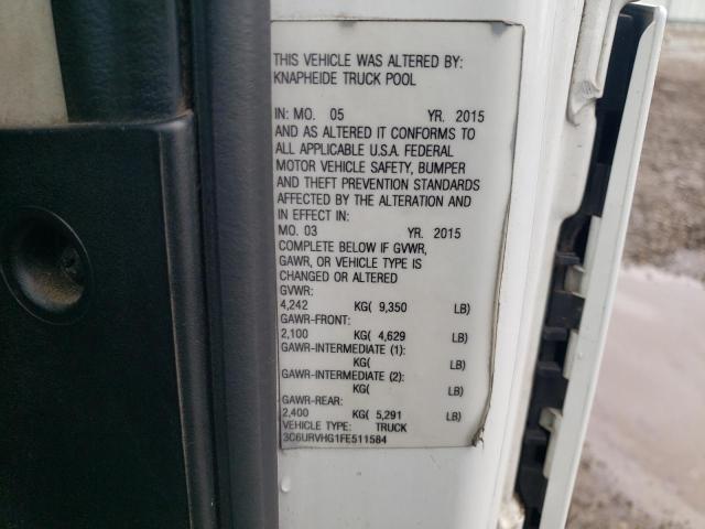 3C6URVHG1FE511584 - 2015 RAM PROMASTER 3500 HIGH Ağ foto 13