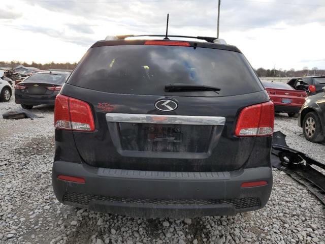 5XYKTDA64CG240712 - 2012 KIA SORENTO BASE BLACK photo 6