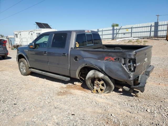 1FTFW1EF5CKD16997 - 2012 FORD F150 SUPERCREW GRAY photo 2