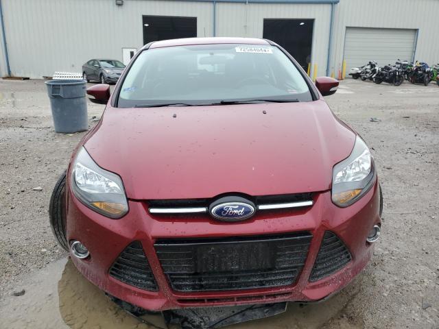 1FADP3N23EL373151 - 2014 FORD FOCUS TITANIUM RED photo 5