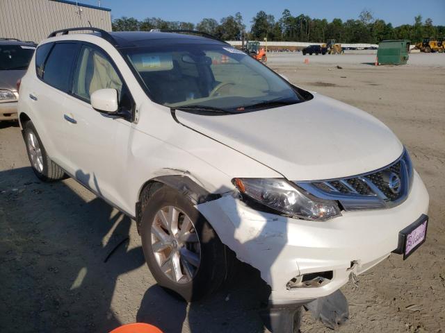 JN8AZ1MU9EW401066 - 2014 NISSAN MURANO S WHITE photo 4