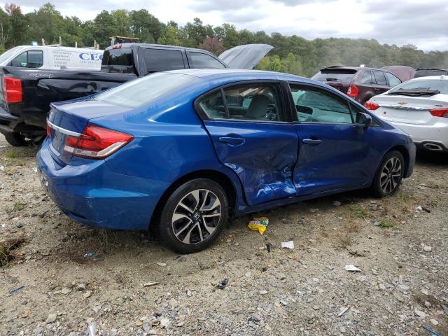 19XFB2F89FE220458 - 2015 HONDA CIVIC EX BLUE photo 3