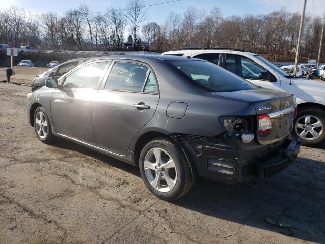2T1BU4EE1CC896280 - 2012 TOYOTA COROLLA BASE GRAY photo 2