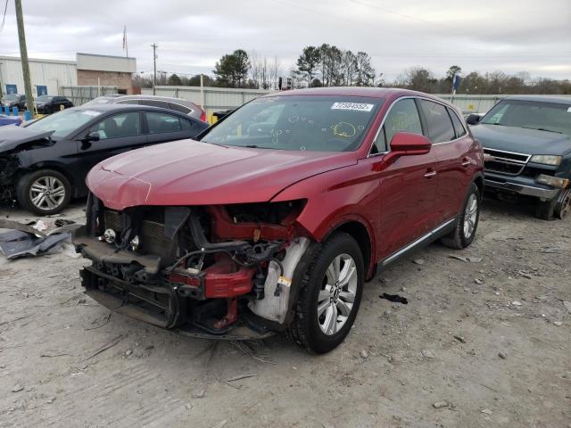 2LMTJ6JR0GBL73882 - 2016 LINCOLN MKX PREMIERE RED photo 1