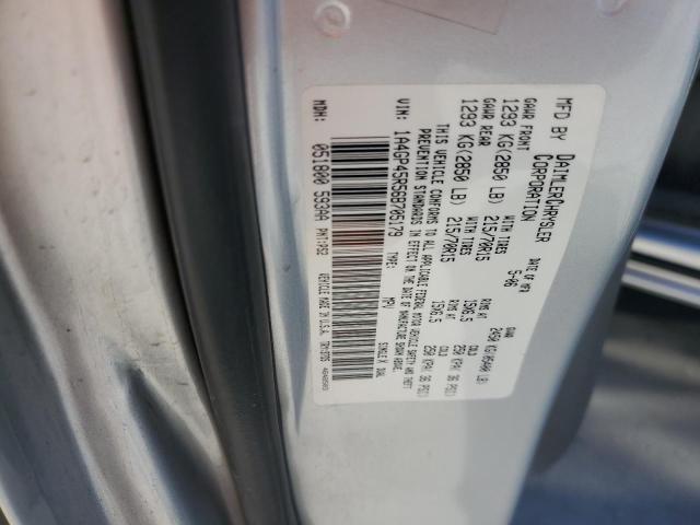 1A4GP45R56B705179 - 2006 CHRYSLER TOWN & COU ვერცხლისფერი ფოტო 13