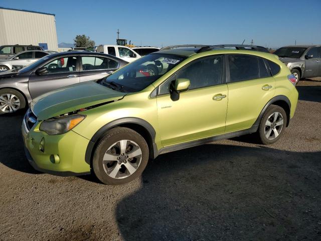 JF2GPBKC9EH266625 - 2014 SUBARU XV CROSSTR 2.0I HYBRID TOURING GREEN photo 1