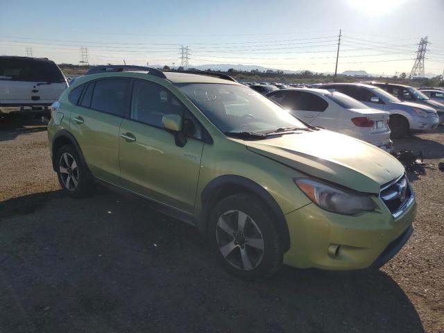 JF2GPBKC9EH266625 - 2014 SUBARU XV CROSSTR 2.0I HYBRID TOURING GREEN photo 4