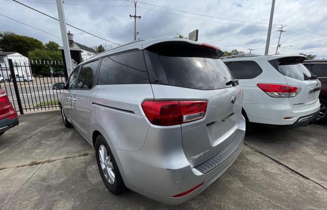 KNDMB5C14G6150830 - 2016 KIA SEDONA LX SILVER photo 3